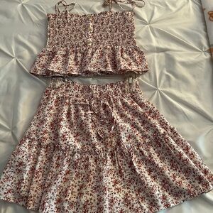 Floral Two Piece Set